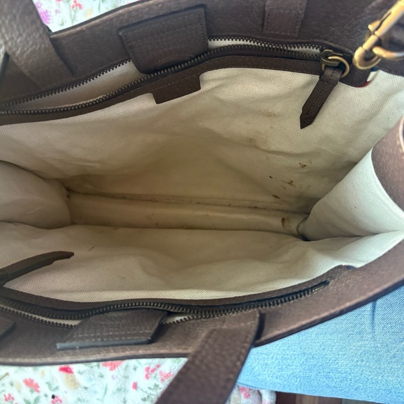 Gucci GG Supreme Patch Logo Tiger Tote Bag Brown - Picture 6 of 7